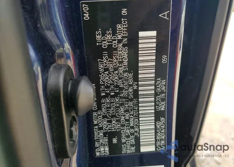 2007 Lexus Gx 470 z USA, uszkodzony, nr VIN JTJBT20X170141191